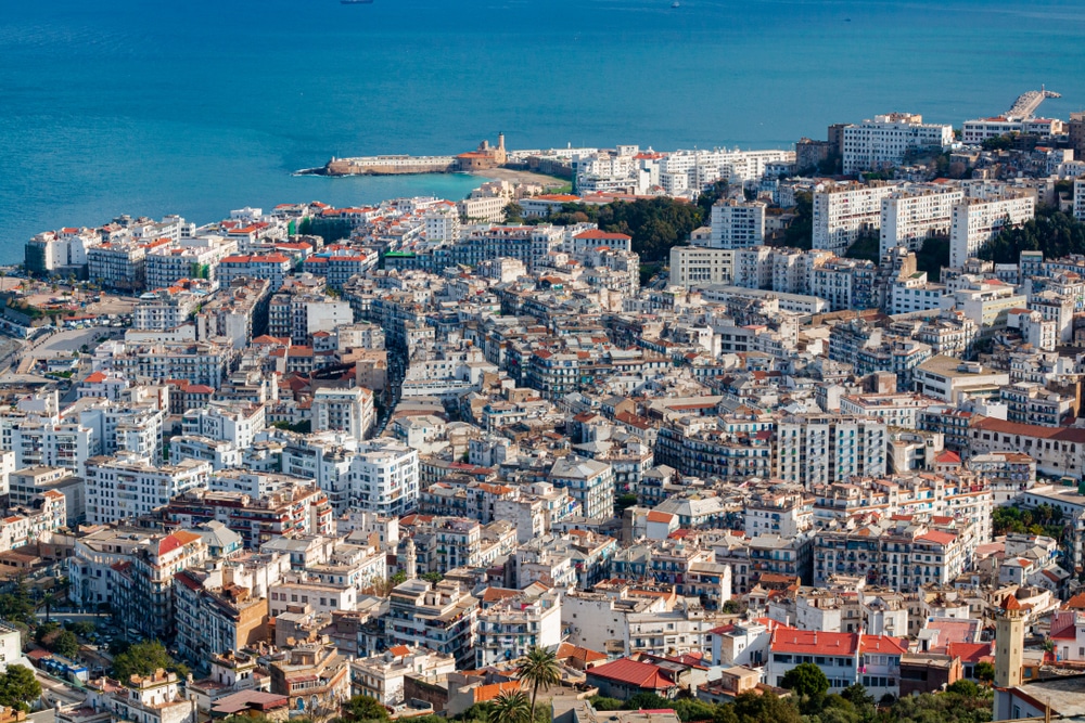 Algiers' buildings seen from above
