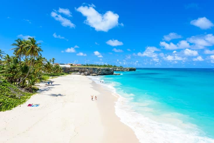 A beautiful beach in Barbados