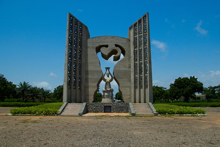 The Independence Monument in Lomé 