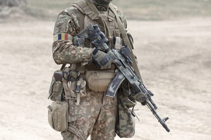 A soldier in Chad 
