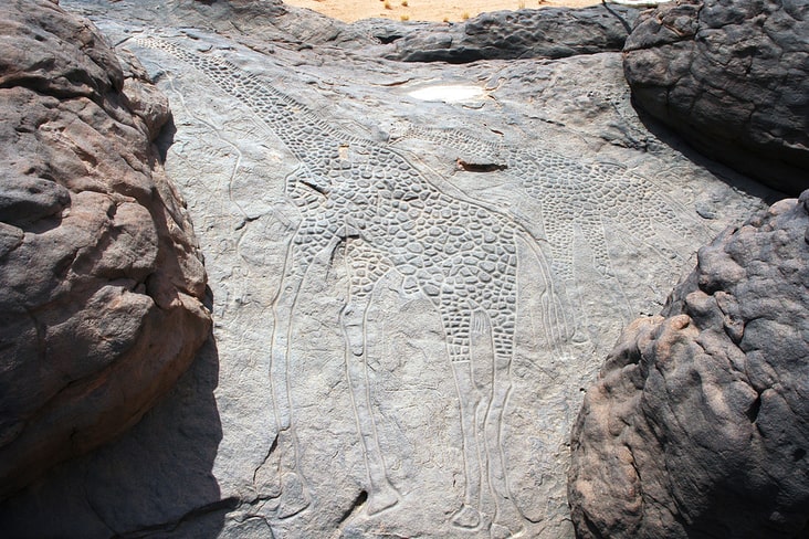 The Dabous Giraffe Petroglyph