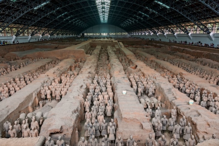 The Terracotta Army archaeological site