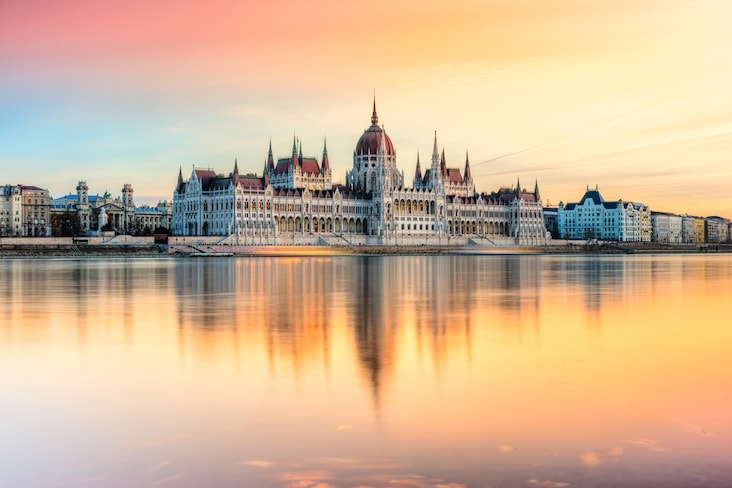 Interesting facts about Hungary include the enormous Parliament building