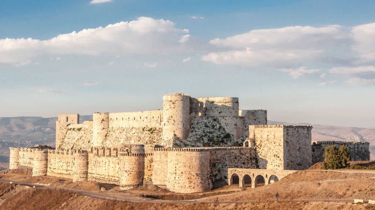 Krak des Chevaliers (Crac des Chevaliers) is a Crusader fortress in Syria