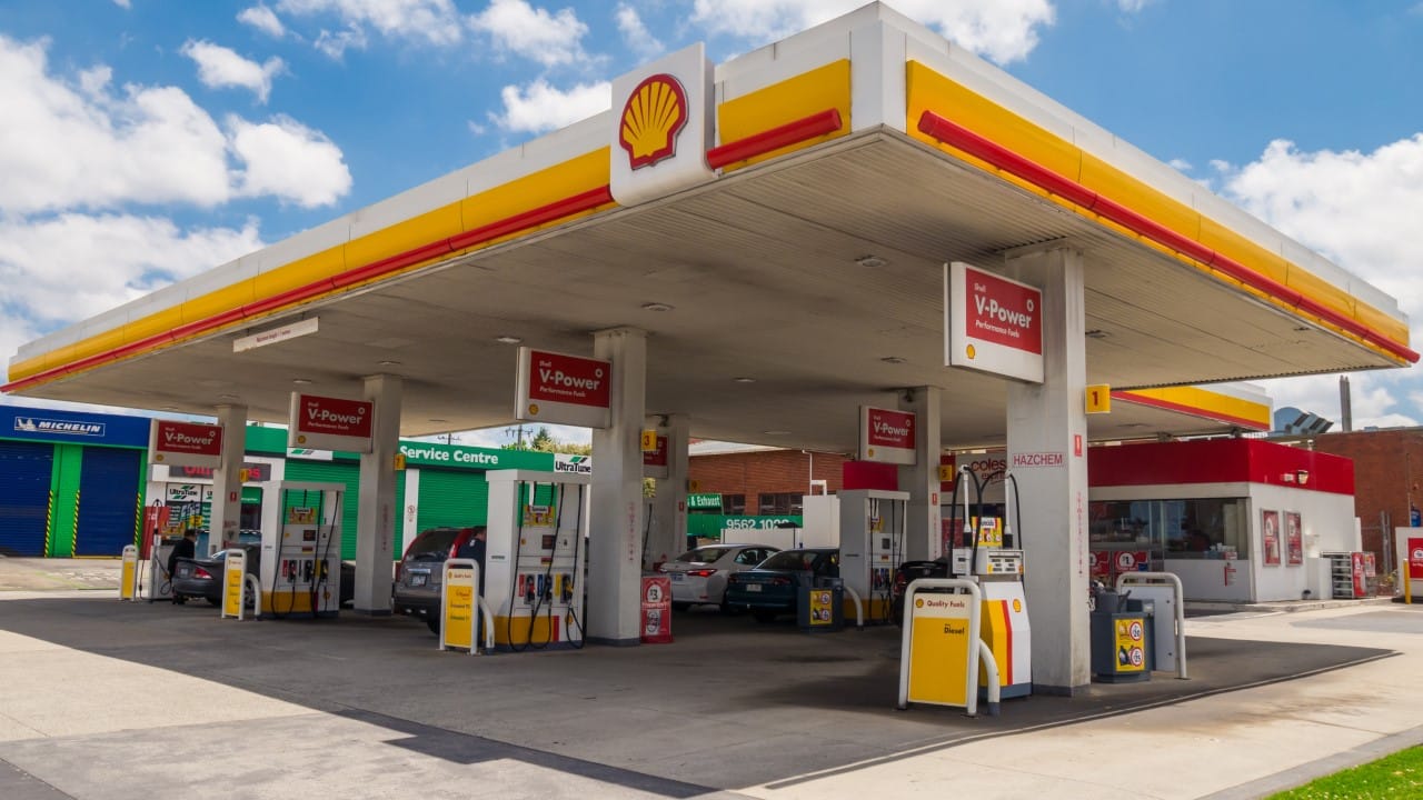 gas station
