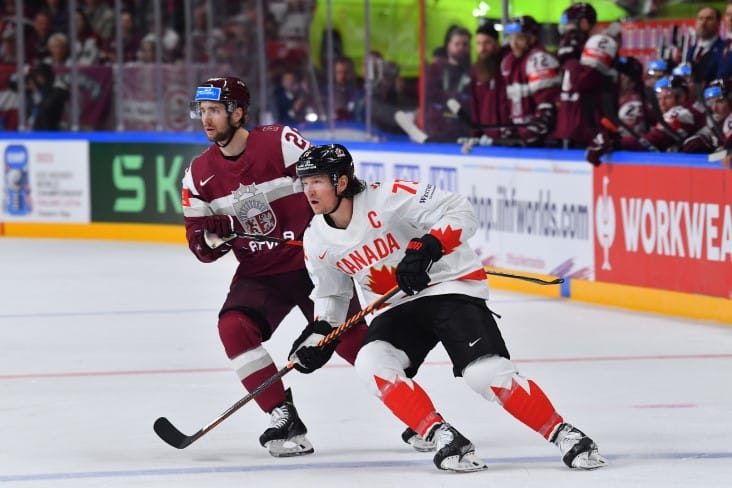 ice hockey latvia canada