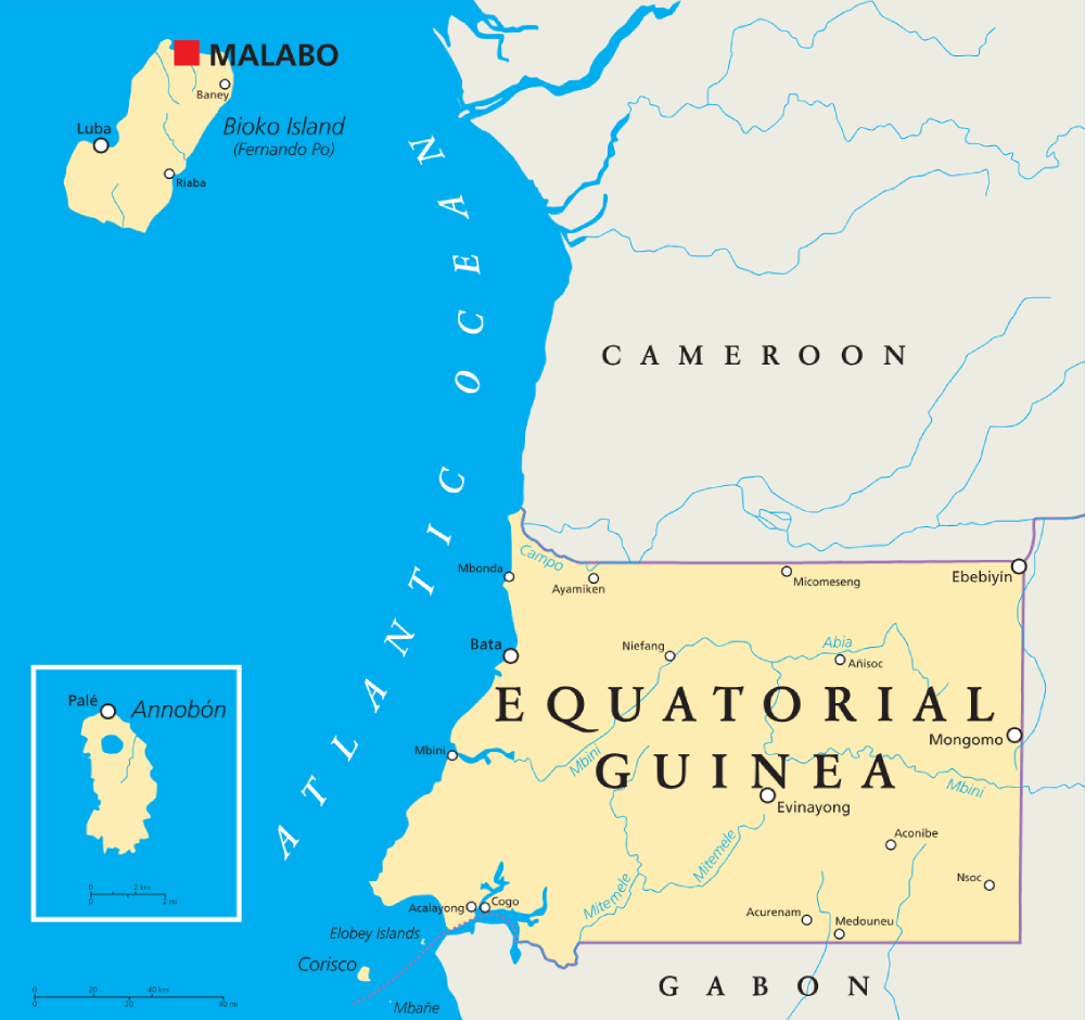 Equatorial Guinea map