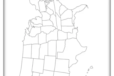 Blank US Map Printable (Free PDF Download)