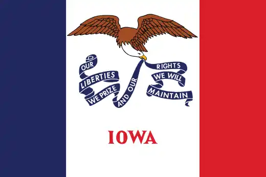 iowa flag