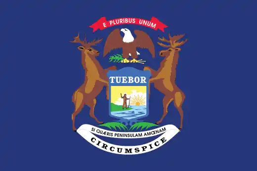 michigan flag