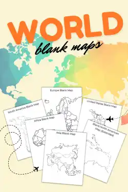 World blank maps