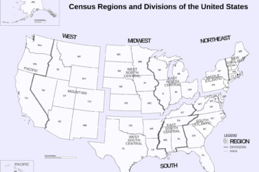 Regions of the United States: Census Regions, 5-Region Model and 7-Region Framework