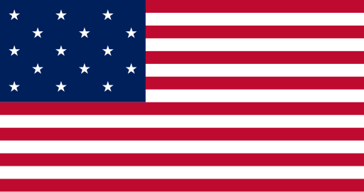 15-Star United States Flag