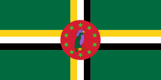 First national flag of Dominica