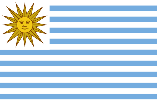 First national flag of Uruguay
