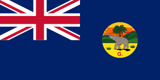 Flag of the Gambia Colony and Protectorate