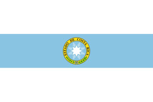 Old Costa Rican flag
