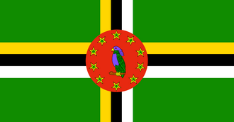 Variant of Dominica's flag