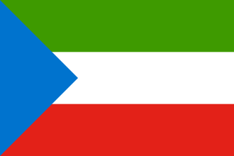 Flag of Equatorial Guinea without coat of arms