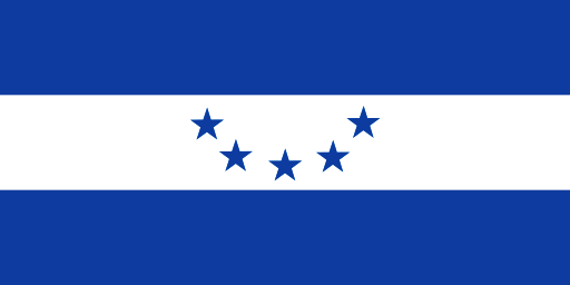 Five-Star Flag of Honduras (1866–1898, Alternative Arrangement)