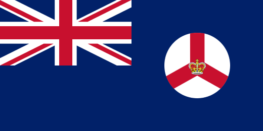 Flag of the Crown Colony of Singapore