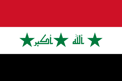 Republic of Iraq flag 2004