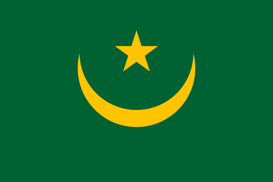 Old flag of Mauritania
