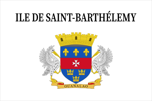 flag of saint barthelemy