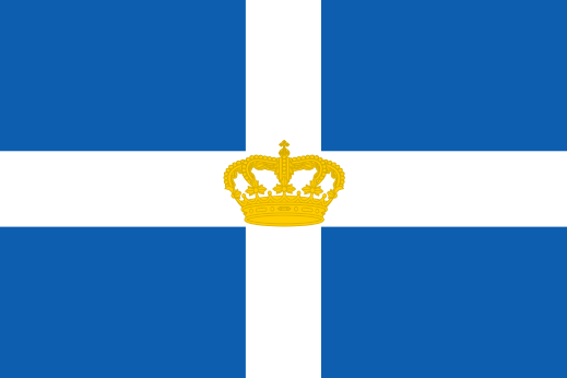 Flag of Greece (1863–1924, 1935–1941, 1944–1969)