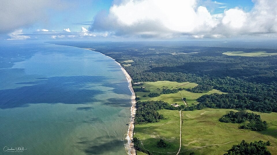 Bay of Nyonié in Gabon