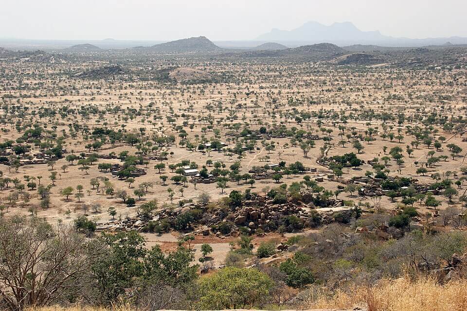 Guera landscape in Chad
