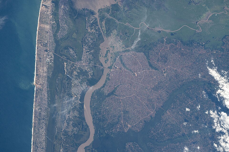 Porto-Novo, the capital of Benin, is situated on the Yewa River next to the coast of the Gulf of Guinea