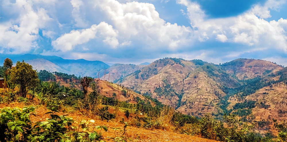 Hilly landscape, Burundi