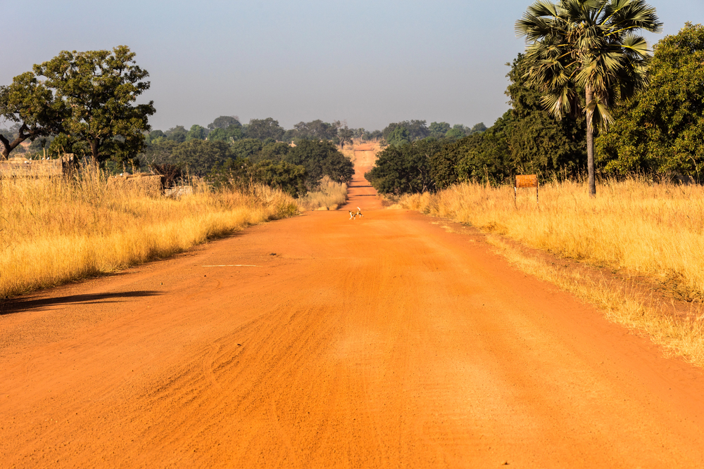 Dry land in Burkina Faso