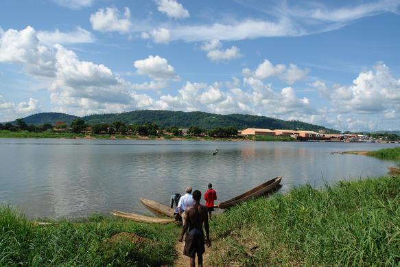 Ubangi River near Bangui, Central African Republic