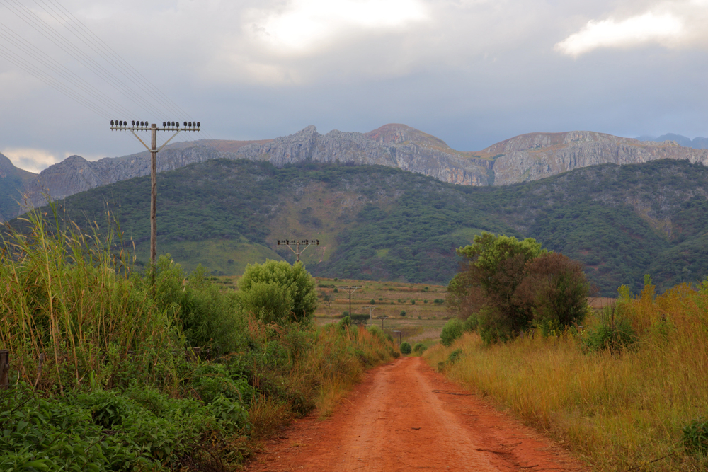 Landscape view of Chimanimani mountains, Mozambique