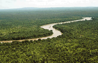 River Gambia in Niokolokoba National Park