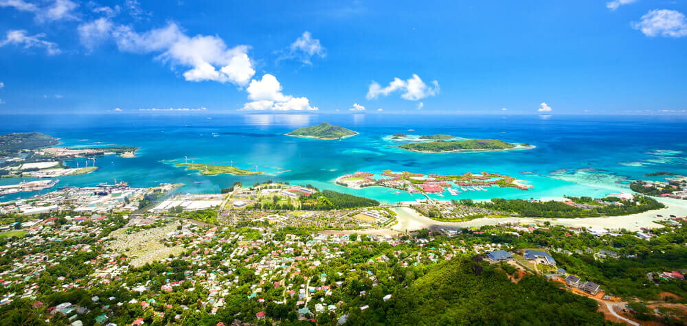 Mahe coastline, Seychelles