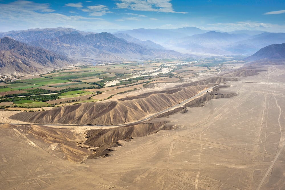 Nazca Desert in Peru